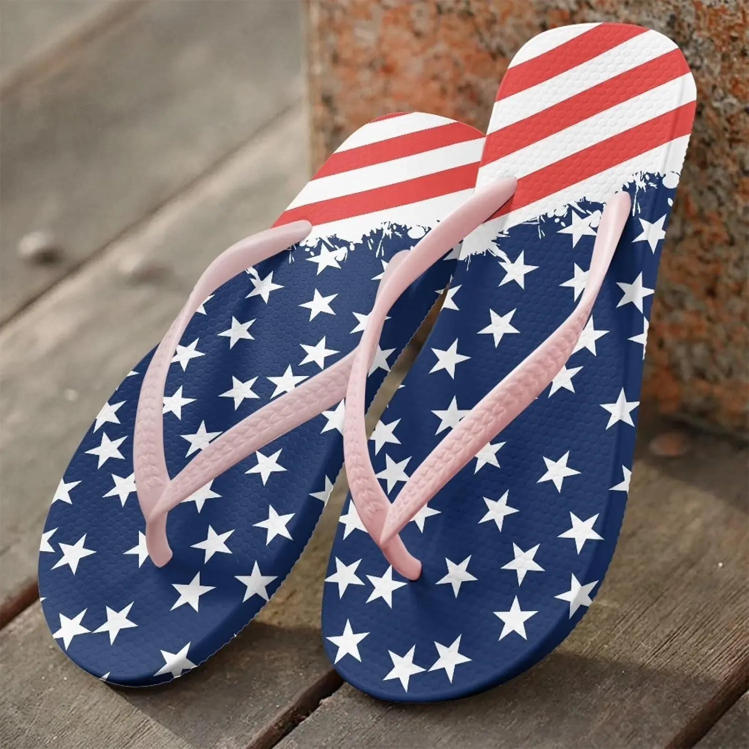 Flip Flops for Women Comfortable Summer Beach Walking Thong Cushion Sandals Slip On Indoor Shower Outdoor
