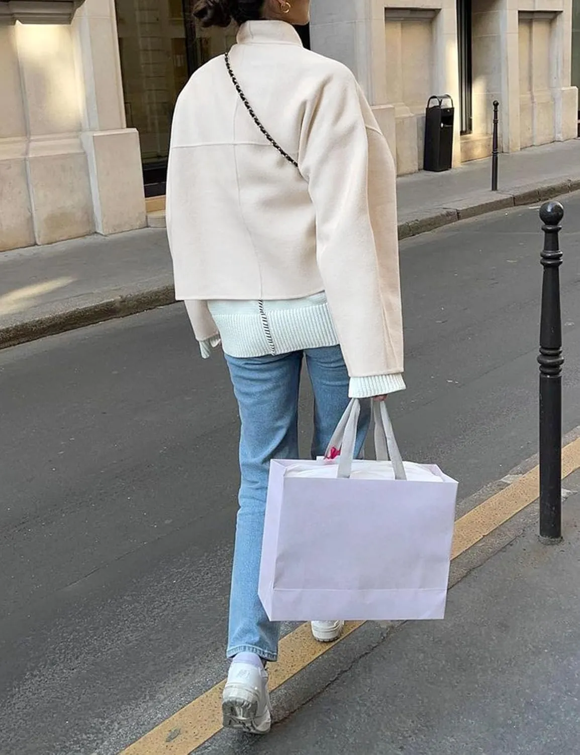 Flygo Womens Peacoat Jacket Open Front Long Sleeve Short Pea Coats Casual Trendy Fall Jacket Outwear