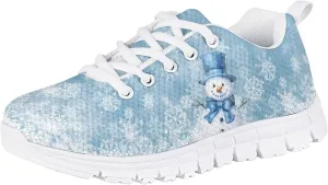 FOR U DESIGNS Kids Athletic Shoes Lace Up Sports Outdoor Sneakers Girls Walking Shoes Mesh Breathable Boys Running Tennis Shoes