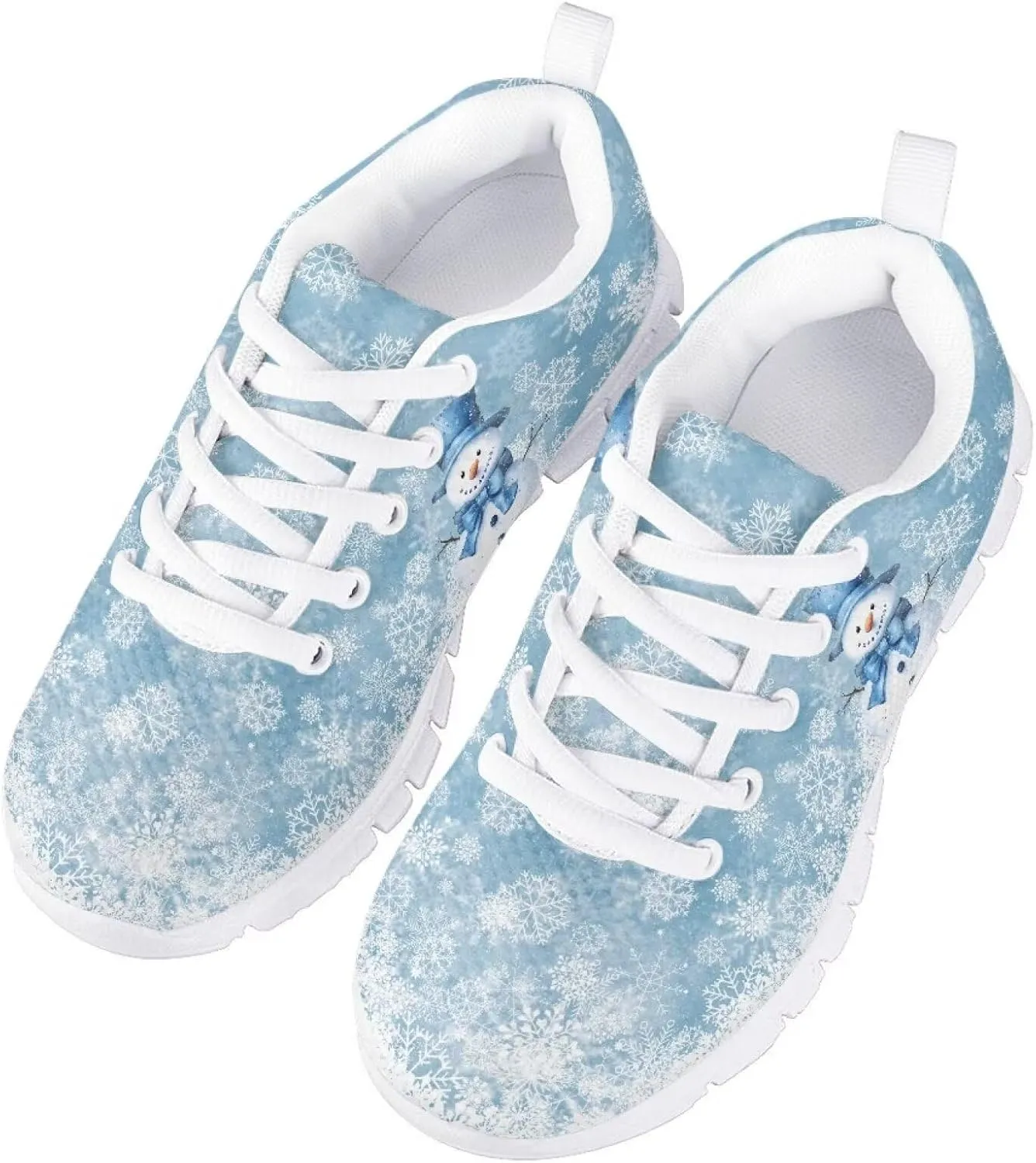 FOR U DESIGNS Kids Athletic Shoes Lace Up Sports Outdoor Sneakers Girls Walking Shoes Mesh Breathable Boys Running Tennis Shoes