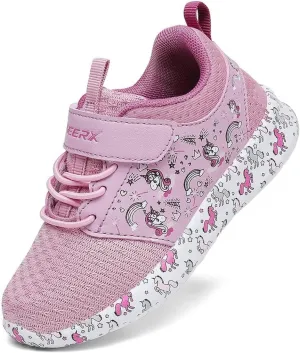 GEERX YUNI Unicorn Girls Shoes Lightweight Breathable Comfortable Sport Walking Athletic Running Tennis Sneakers (Toddler/Little Kid)
