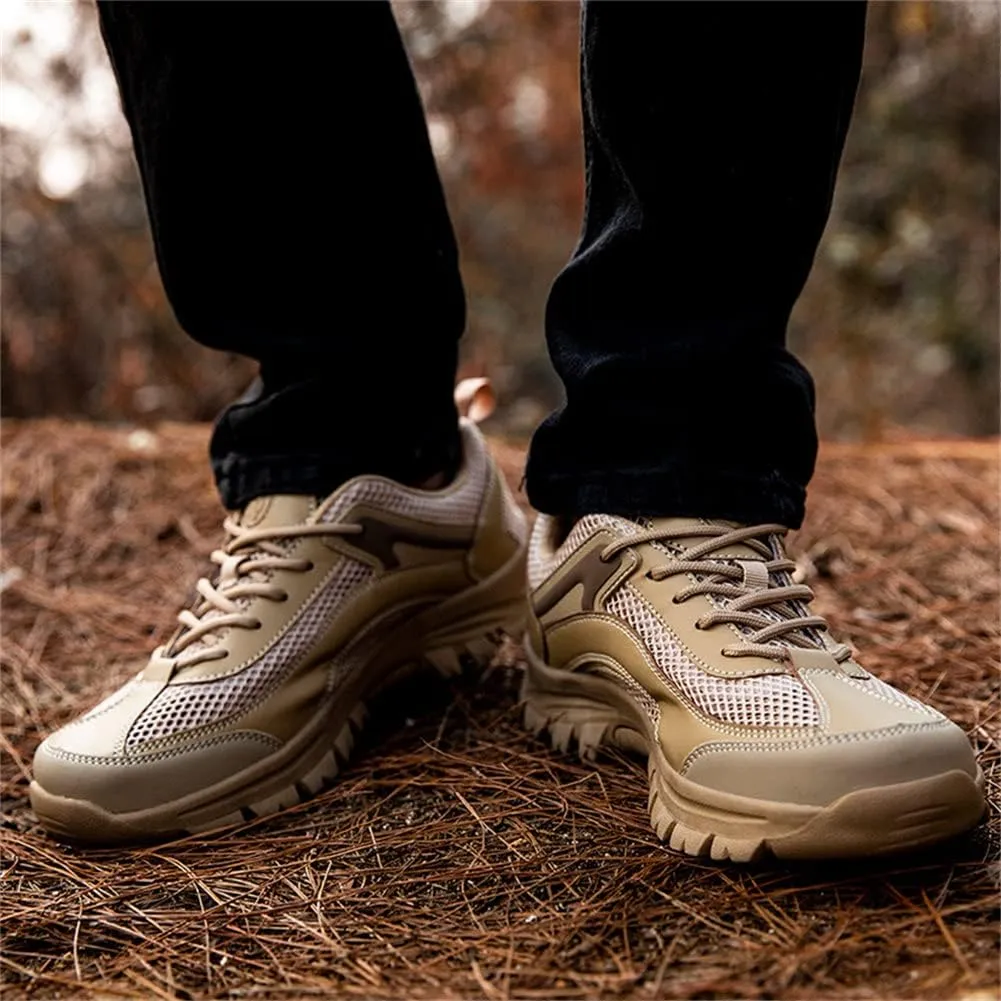 GEXECEUSS Hiking Shoes Men Lightweight Outdoor Wading Breathable Sneakers Low-Top Anti Slip Shock Absorption Camping Walking Shoes