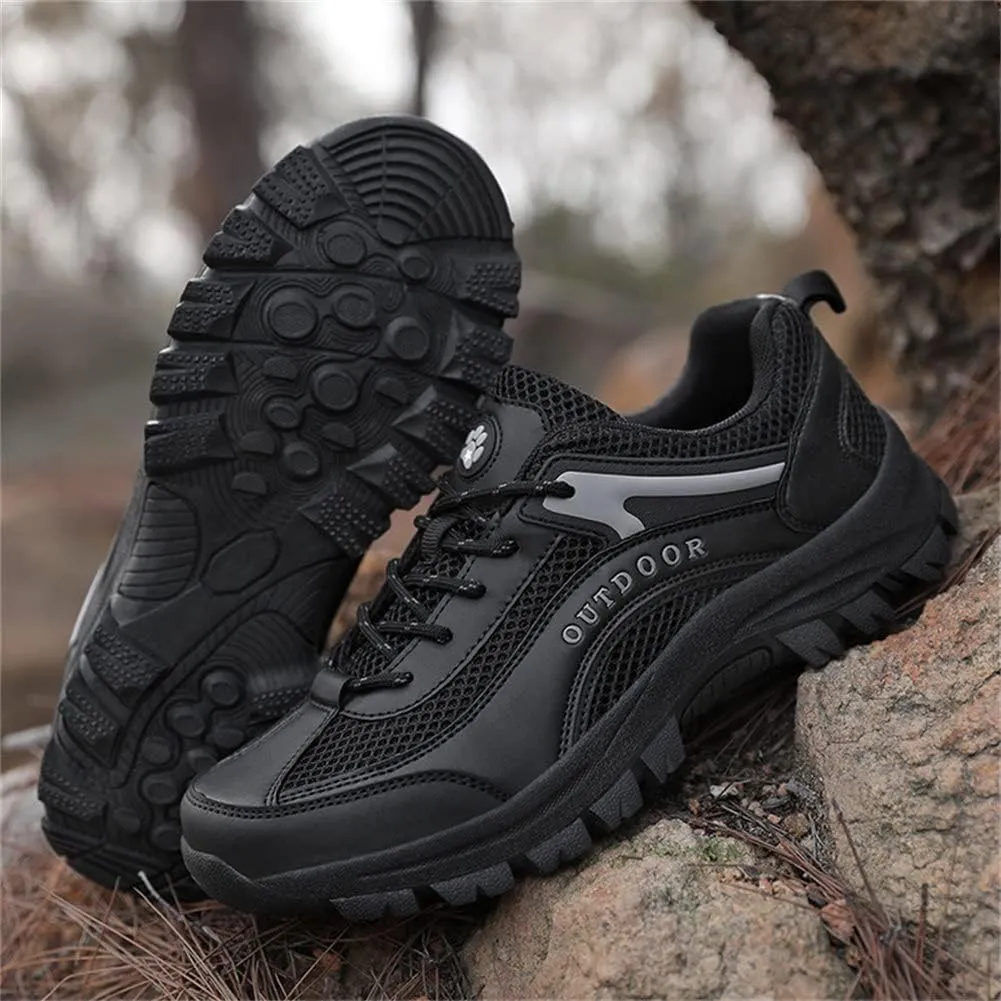 GEXECEUSS Hiking Shoes Men Lightweight Outdoor Wading Breathable Sneakers Low-Top Anti Slip Shock Absorption Camping Walking Shoes