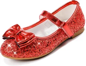 Girls Dress Shoes Princess Shoes Flower Girls Flats Party Wedding Toddler Little Big Kid