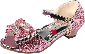 Girls Sandals Princess Shoes Fish Mouth Open Toe Flower Shoes Hollow Flower Shoes Sandals Soft Sole Ballet Shoes