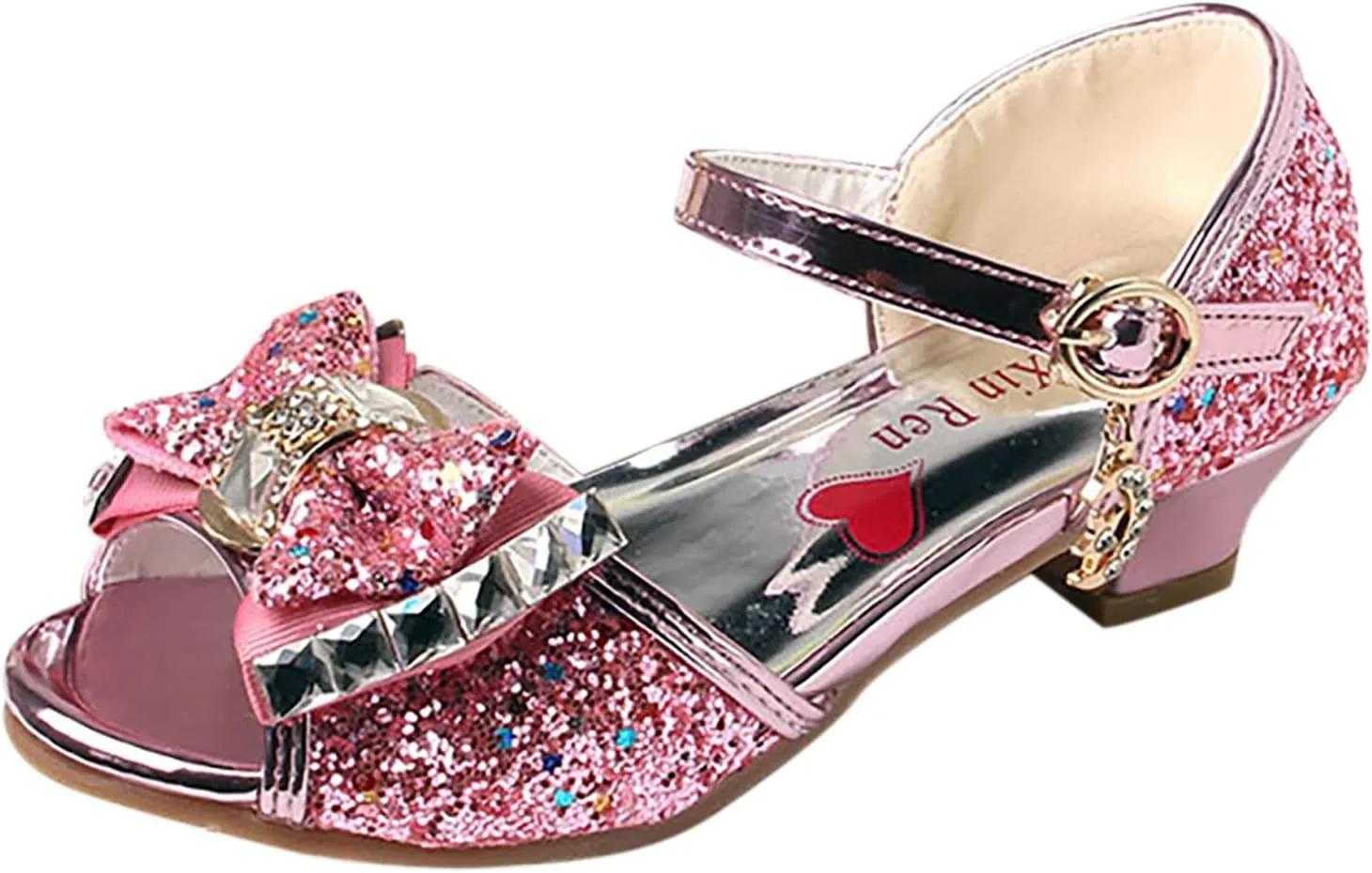 Girls Sandals Princess Shoes Fish Mouth Open Toe Flower Shoes Hollow Flower Shoes Sandals Soft Sole Ballet Shoes