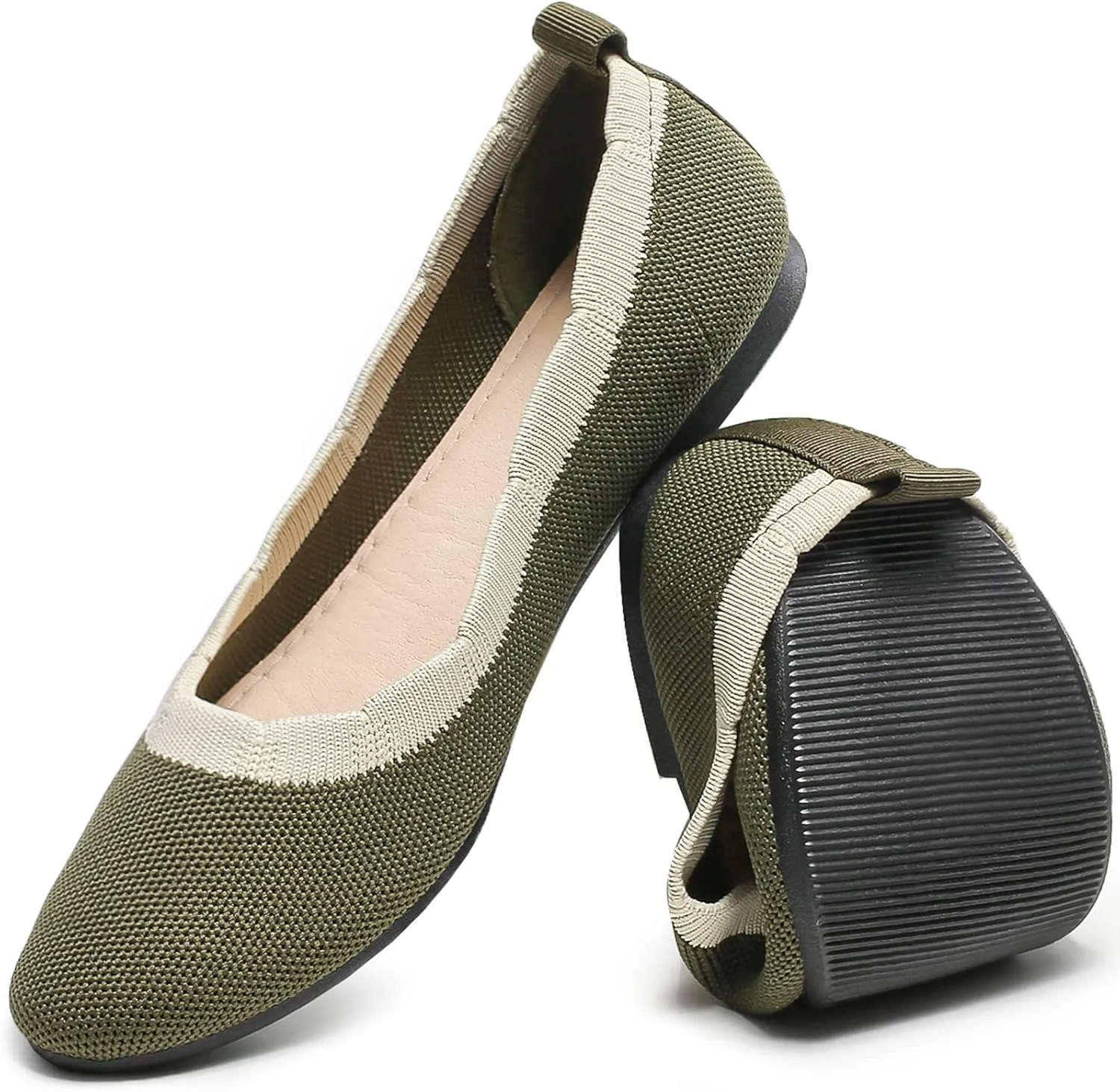 HEAWISH Women's Floral Collar Flats