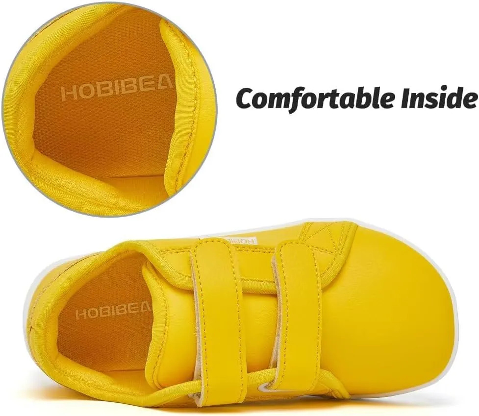 HOBIBEAR Kids Barefoot Shoes Wide Soft Minimalist | Zero Drop | Lightweight Fashion Sneakers for Boys Girls