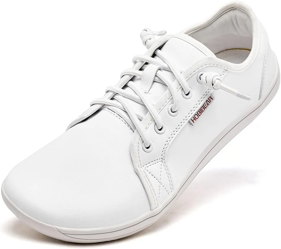 HOBIBEAR Womens Mens Wide Minimalist Barefoot Sneakers Zero Drop Slip on Shoes Lightweight Comfortable