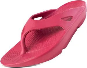 HUHV Recovery Comfort Sandals- Orthopedic Flip-Flop and Slide Sandals with Arch Support and Extra Cushion EVA Footbed for Men and Women