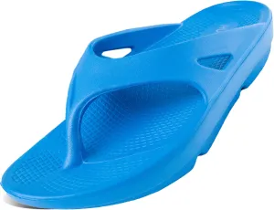 HUHV Recovery Comfort Sandals- Orthopedic Flip-Flop and Slide Sandals with Arch Support and Extra Cushion EVA Footbed for Men and Women