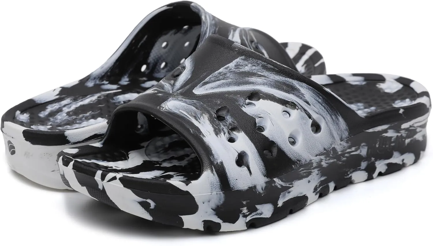 HUHV Women's MAX Cushion Arch Pod Tech Recovery comfort Slide Sandal with Comfort Orthotic Arch Support and our Proprietary HEALIUM Foam Technology