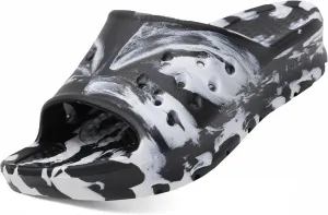 HUHV Women's MAX Cushion Arch Pod Tech Recovery comfort Slide Sandal with Comfort Orthotic Arch Support and our Proprietary HEALIUM Foam Technology