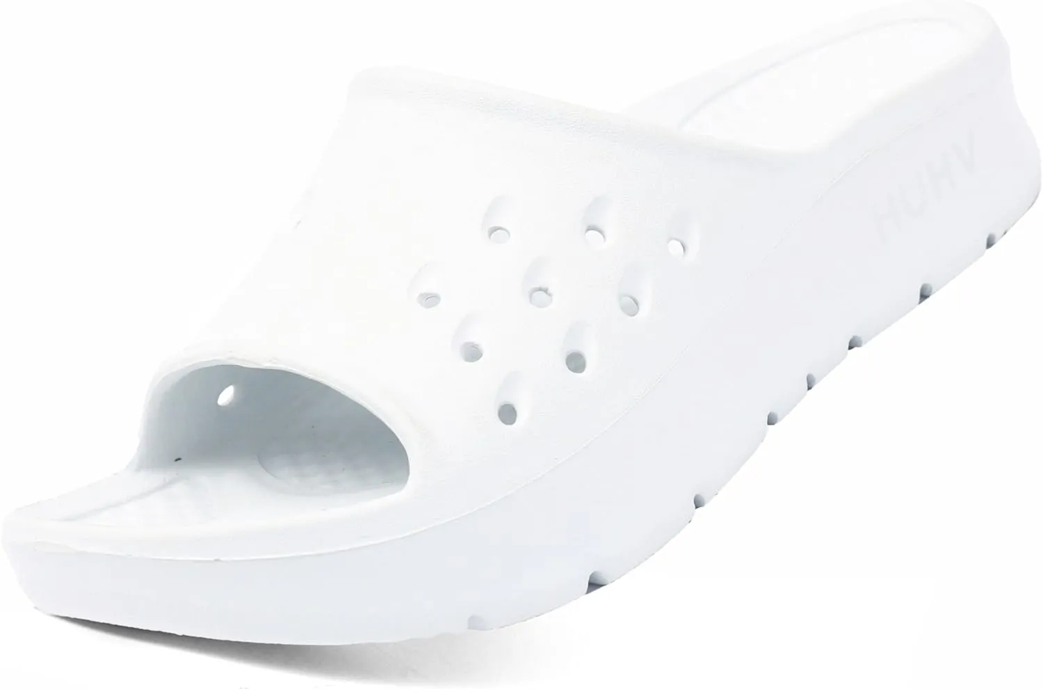 HUHV Women's MAX Cushion Arch Pod Tech Recovery comfort Slide Sandal with Comfort Orthotic Arch Support and our Proprietary HEALIUM Foam Technology