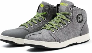IRON JIA'S Motorcycle Shoes for Men, Breathable Anti-Slip Protective Gear, Powersport Casual Motorcycle Riding Boots (Grey 12)