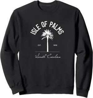Isle of Palms SC Palm Tree Isle of Palms Beach Gift Sweatshirt