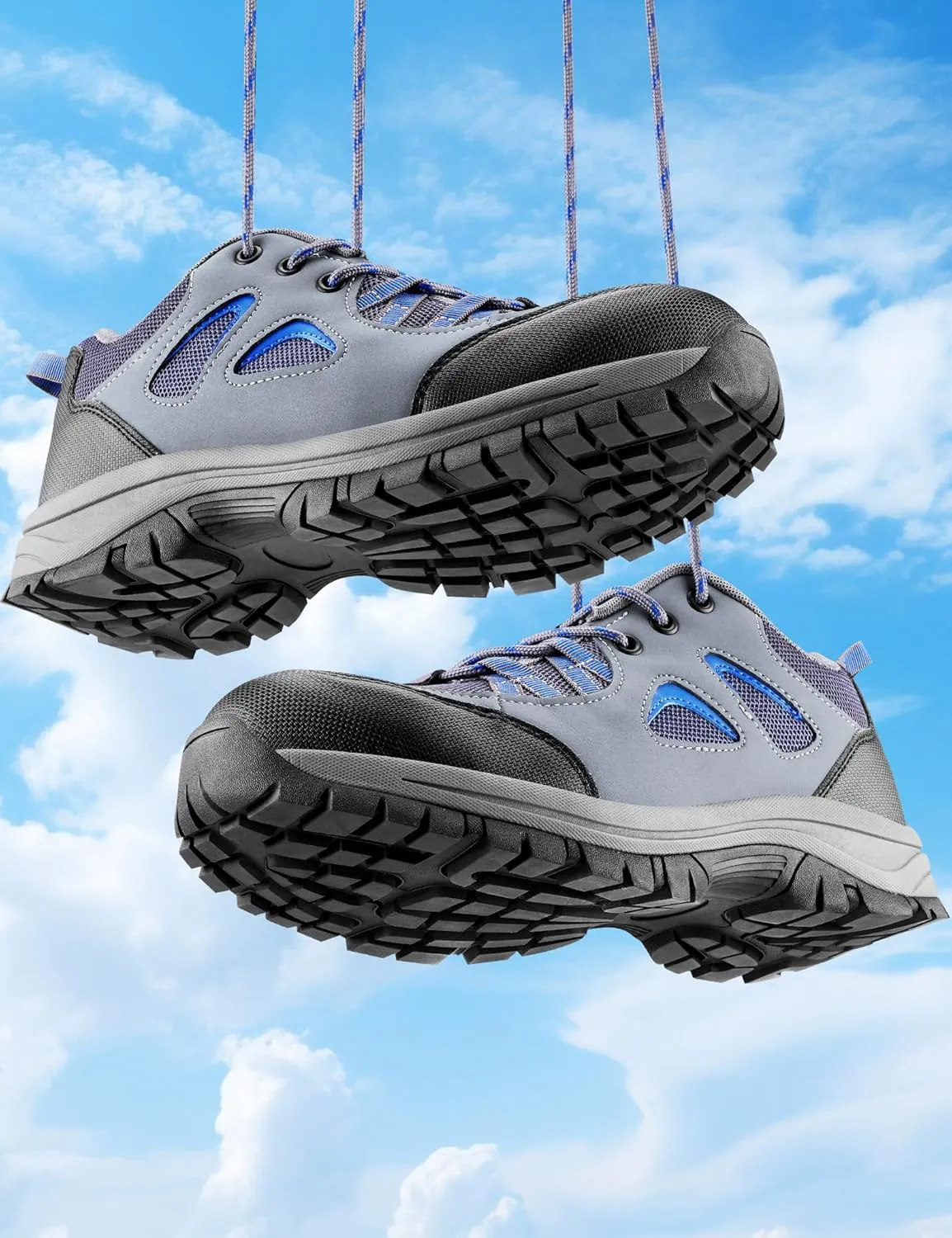 ISOOUS Steel Toe Shoes for Men Women Safety Composite Toe Sneakers Lightweight Comfortable Non Slip Resistant Work Shoes for Men Utility Indestructible Industrial Construction