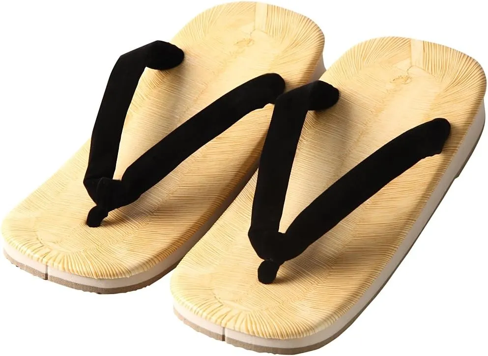 Japan Zouri Sandals Tatami Black Setta