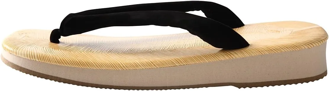 Japan Zouri Sandals Tatami Black Setta