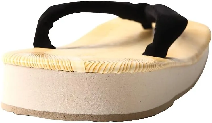 Japan Zouri Sandals Tatami Black Setta