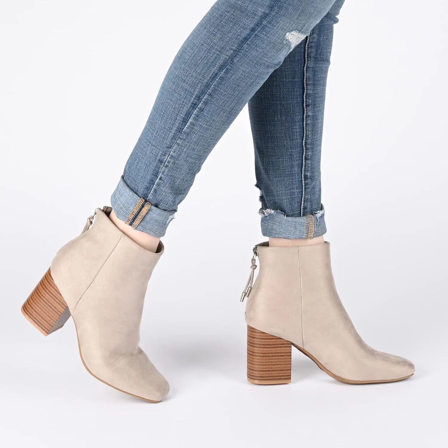 Journee Collection womens Open-toe Boots