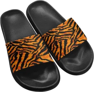 JoyLamoria Animal Print Sandals House Slides Women Cozy Pillow Slippers Soft Non-Slip Beach Pool Bathroom Lightweight Summer Fashionable