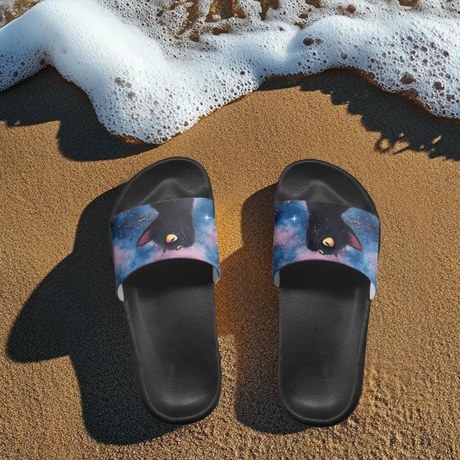 JoyLamoria Women Animal Design Slides House Sandals for Cloud Slippers Thick Sole Cushioned Non-Slip Bathroom Pool Beach Summer