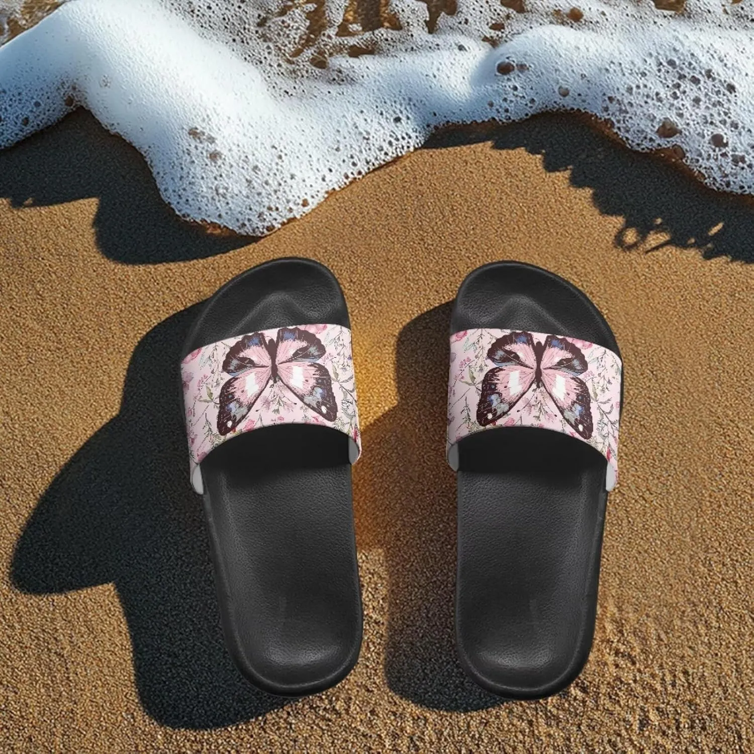 JoyLamoria Women Animal Design Slides House Sandals for Cloud Slippers Thick Sole Cushioned Non-Slip Bathroom Pool Beach Summer