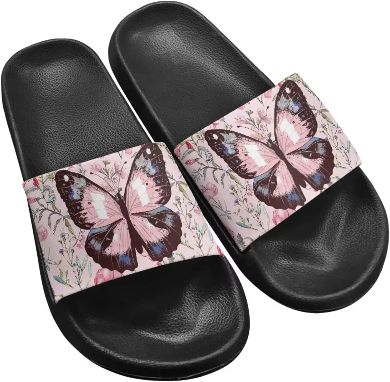 JoyLamoria Women Animal Design Slides House Sandals for Cloud Slippers Thick Sole Cushioned Non-Slip Bathroom Pool Beach Summer