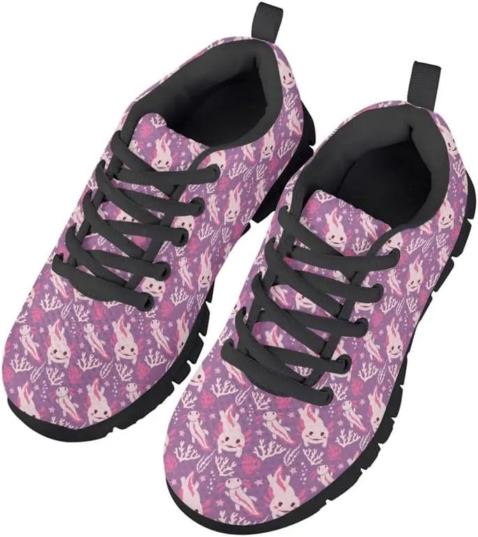 Judtueit Butterfly Lace Up Sports Shoes, Lightweight & Breathable Air Shoe, Jogger Sneakers(Toddler/Little Kid/Big Kid)