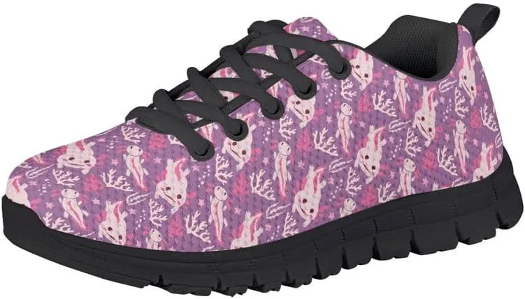 Judtueit Butterfly Lace Up Sports Shoes, Lightweight & Breathable Air Shoe, Jogger Sneakers(Toddler/Little Kid/Big Kid)