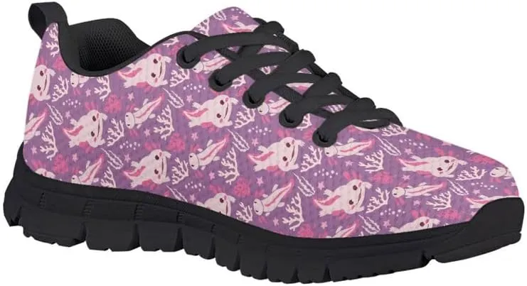 Judtueit Butterfly Lace Up Sports Shoes, Lightweight & Breathable Air Shoe, Jogger Sneakers(Toddler/Little Kid/Big Kid)