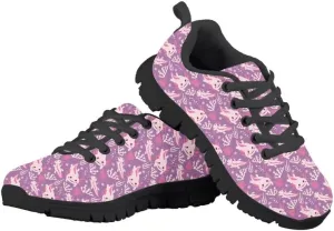 Judtueit Butterfly Lace Up Sports Shoes, Lightweight & Breathable Air Shoe, Jogger Sneakers(Toddler/Little Kid/Big Kid)