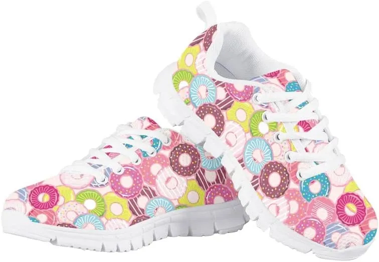 Judtueit Hipie Flower Kids Trainers School Shoes, Girls Low-Top Tennis Shoes, Teen Autumn/Winter Sneakers Hiking Shoes