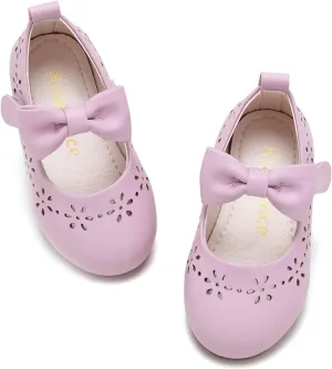 Kiderence Toddler Girls Dress Shoes Little Kids Mary Janes Ballet Flats Toddler