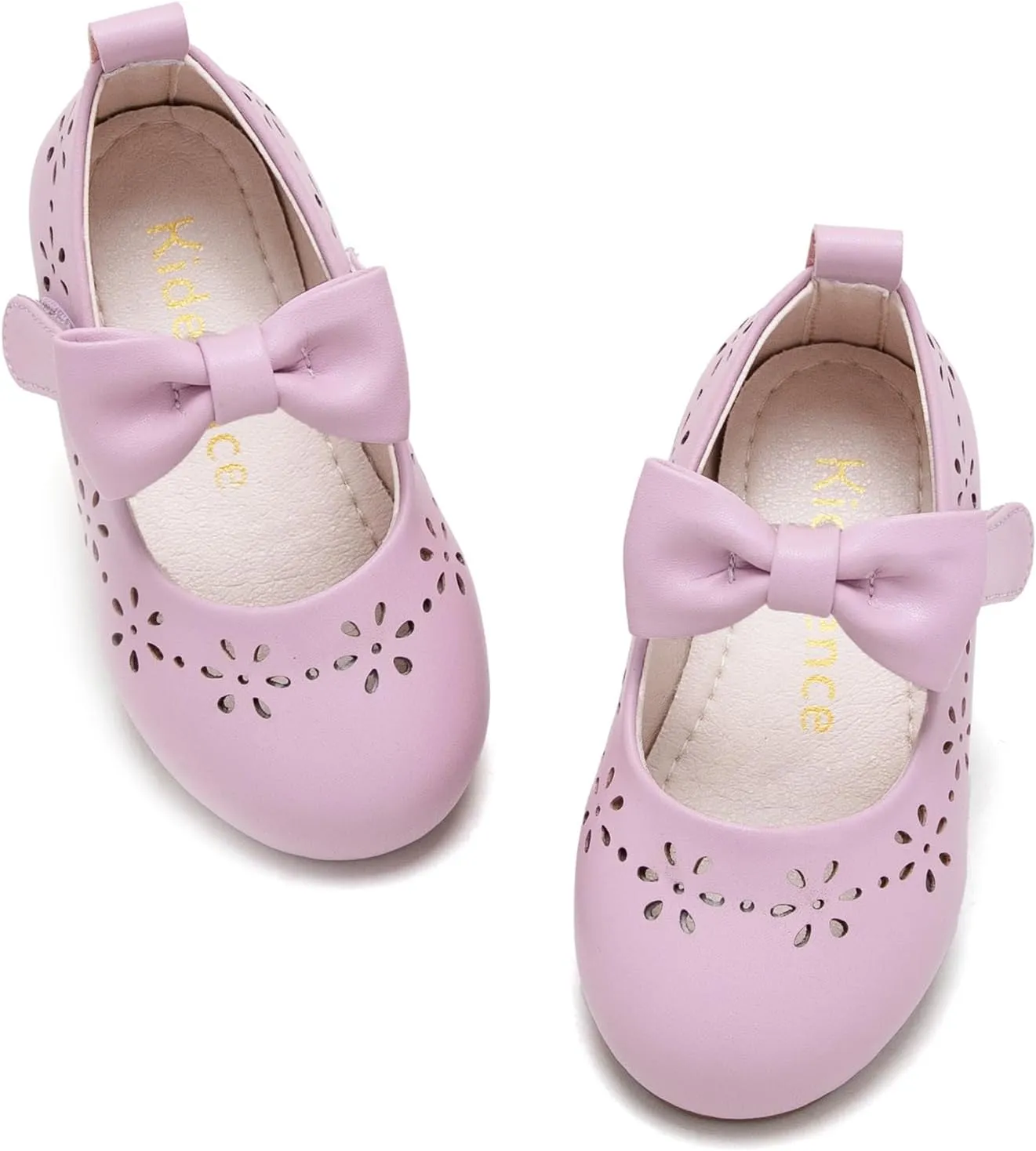 Kiderence Toddler Girls Dress Shoes Little Kids Mary Janes Ballet Flats Toddler