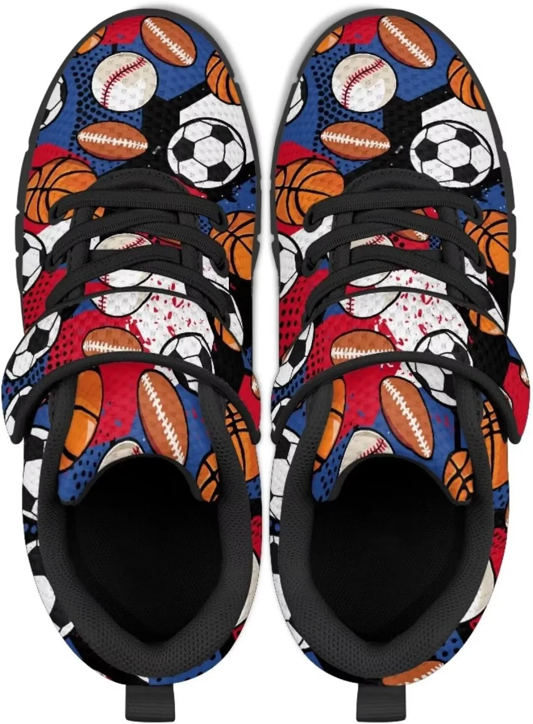 Kids Shoes Boys Girls Mesh Sneakers Fashion Back to School Shoes Anti Skid Lace Up