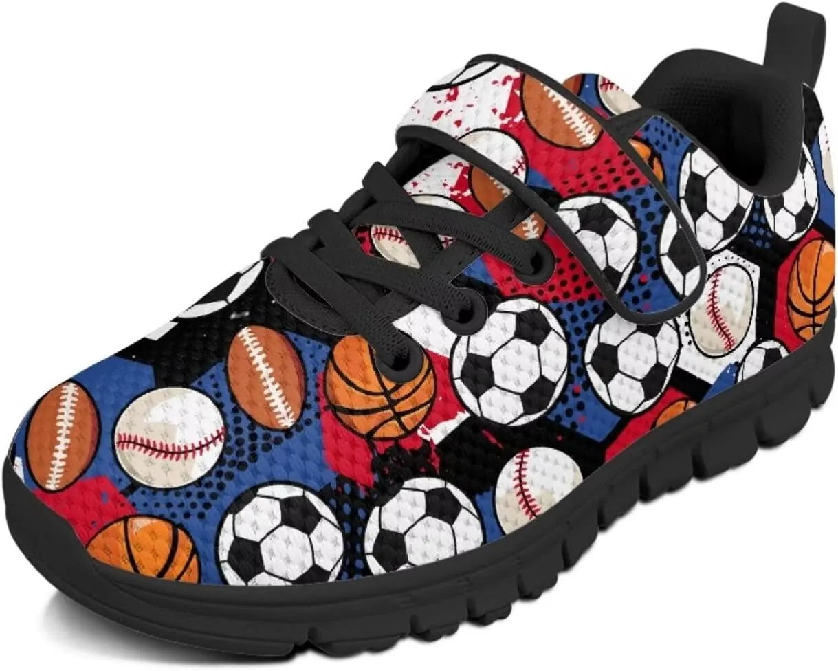 Kids Shoes Boys Girls Mesh Sneakers Fashion Back to School Shoes Anti Skid Lace Up