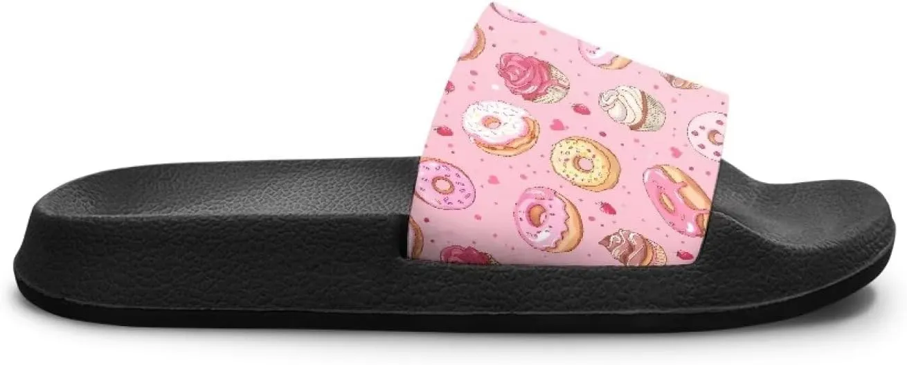 Kids Shower Slides丨Animal Graphic Sandals for Girls丨Quick Drying Bathroom Shower Sandals丨Summer Beach Pool Slippers| Thick Sole Non-Slip