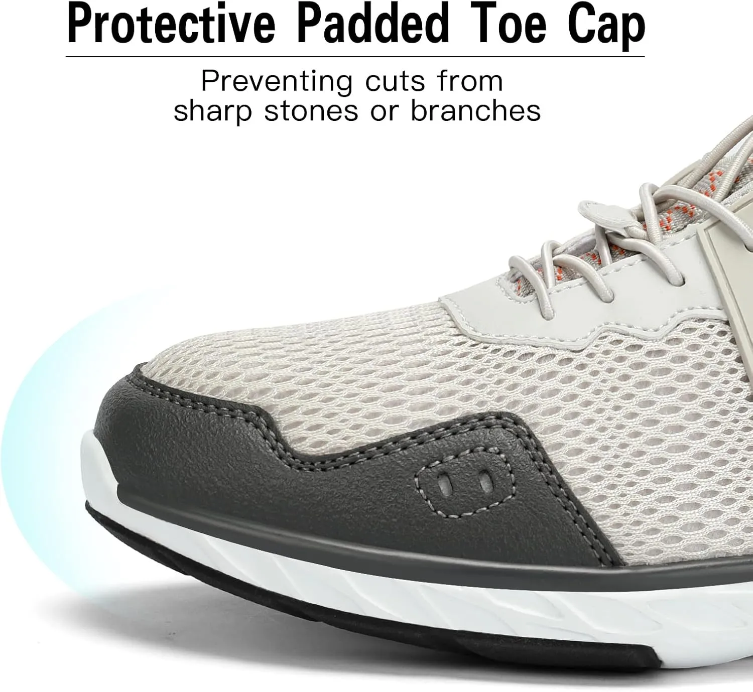 Kricely Water Shoes Men Quick Dry Aqua Shoes Swim Shoes for Men Non-Slip Beach Shoes Outdoor for Surfing