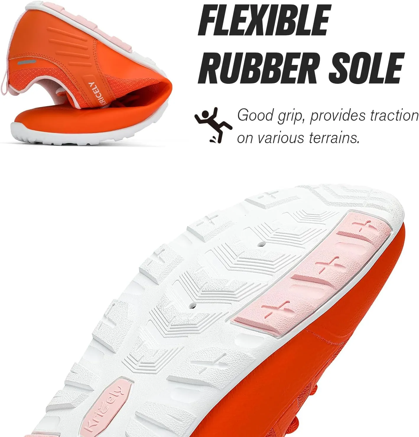 Kricely Water Shoes Men Quick Drying Outdoor Barefoot Minimalist Wide Toe Box Shoes Grounded Footwear for Beach Fishing Fitness Workout Athletic Sneakers