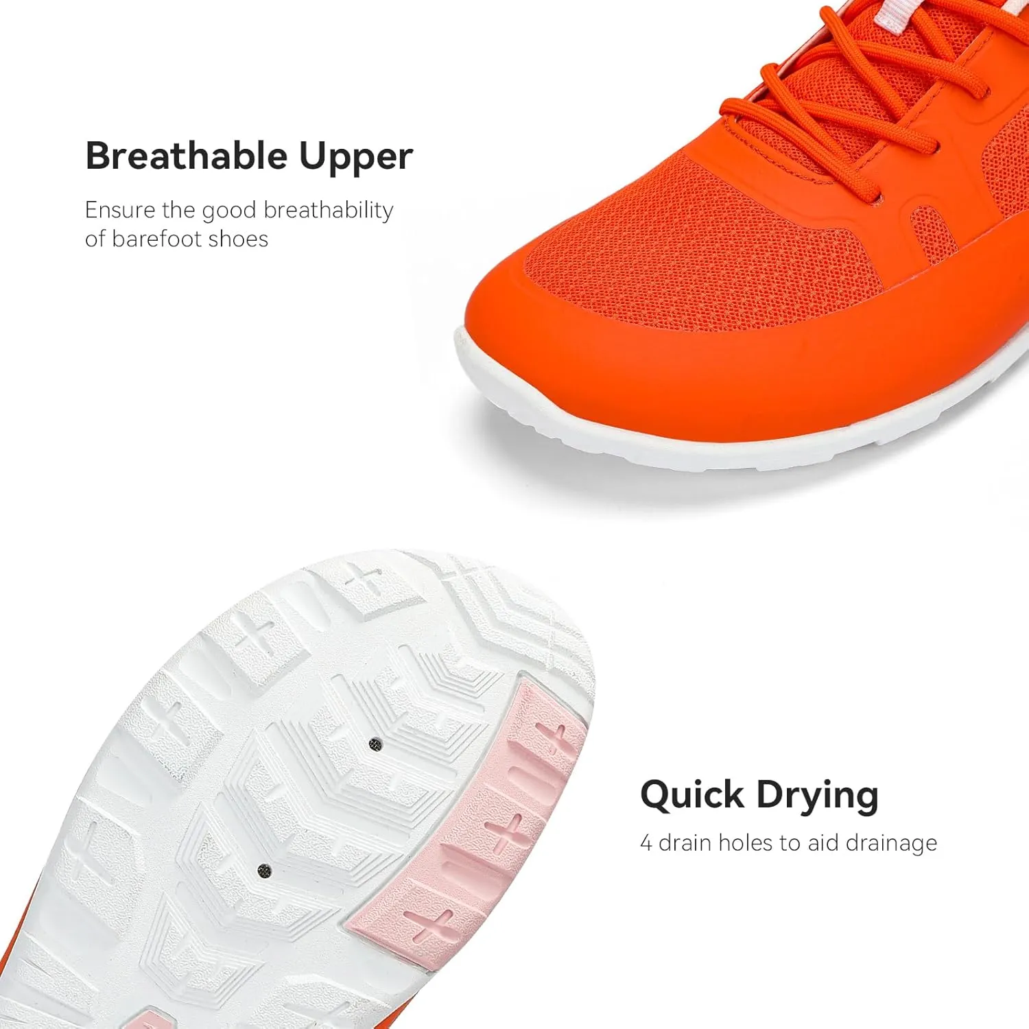 Kricely Water Shoes Men Quick Drying Outdoor Barefoot Minimalist Wide Toe Box Shoes Grounded Footwear for Beach Fishing Fitness Workout Athletic Sneakers