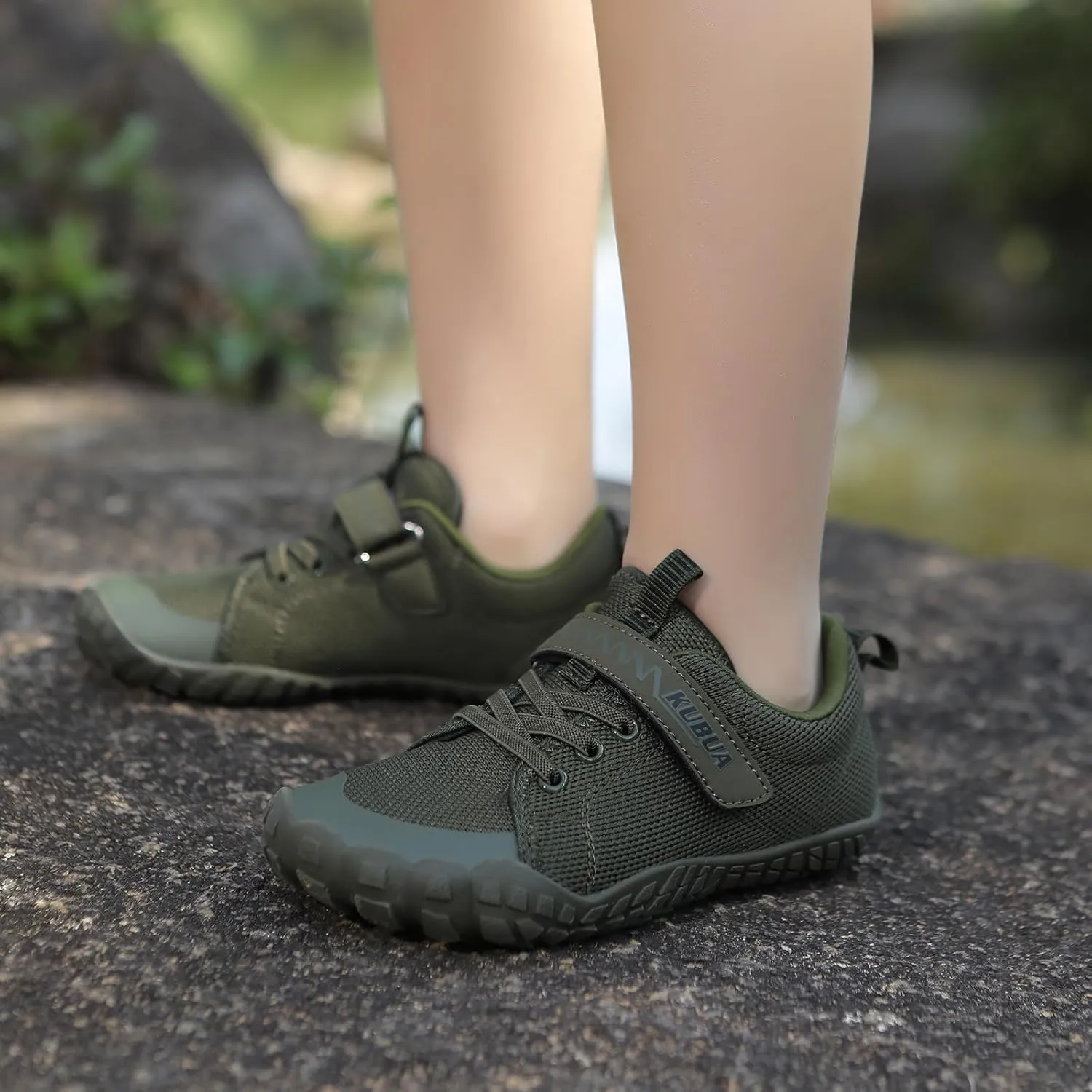 KUBUA Kids Barefoot Shoes Boys Girls Sneakers Naturally Splay Shoes Toddler Little Big Kid