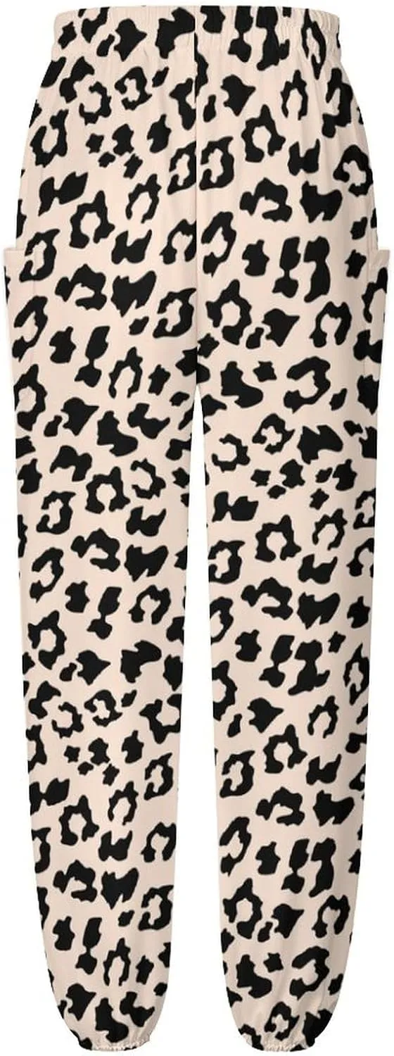 Leopard Yoga Bloomers Womens Hippie Harem Pant Elephant Pants Elastic Gym Yoga Trousers Loose Casual Sportswear