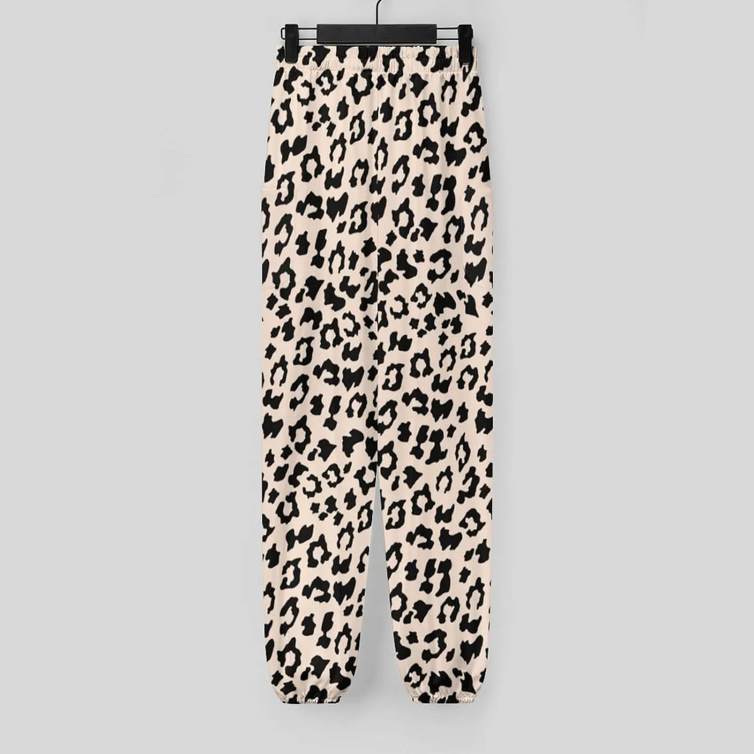 Leopard Yoga Bloomers Womens Hippie Harem Pant Elephant Pants Elastic Gym Yoga Trousers Loose Casual Sportswear
