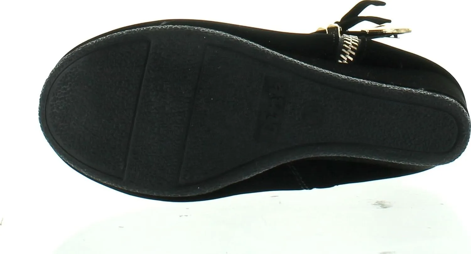 Link Peggy-90K Children Girl's Wedge Heel Double Straps High Top Ankle Booties
