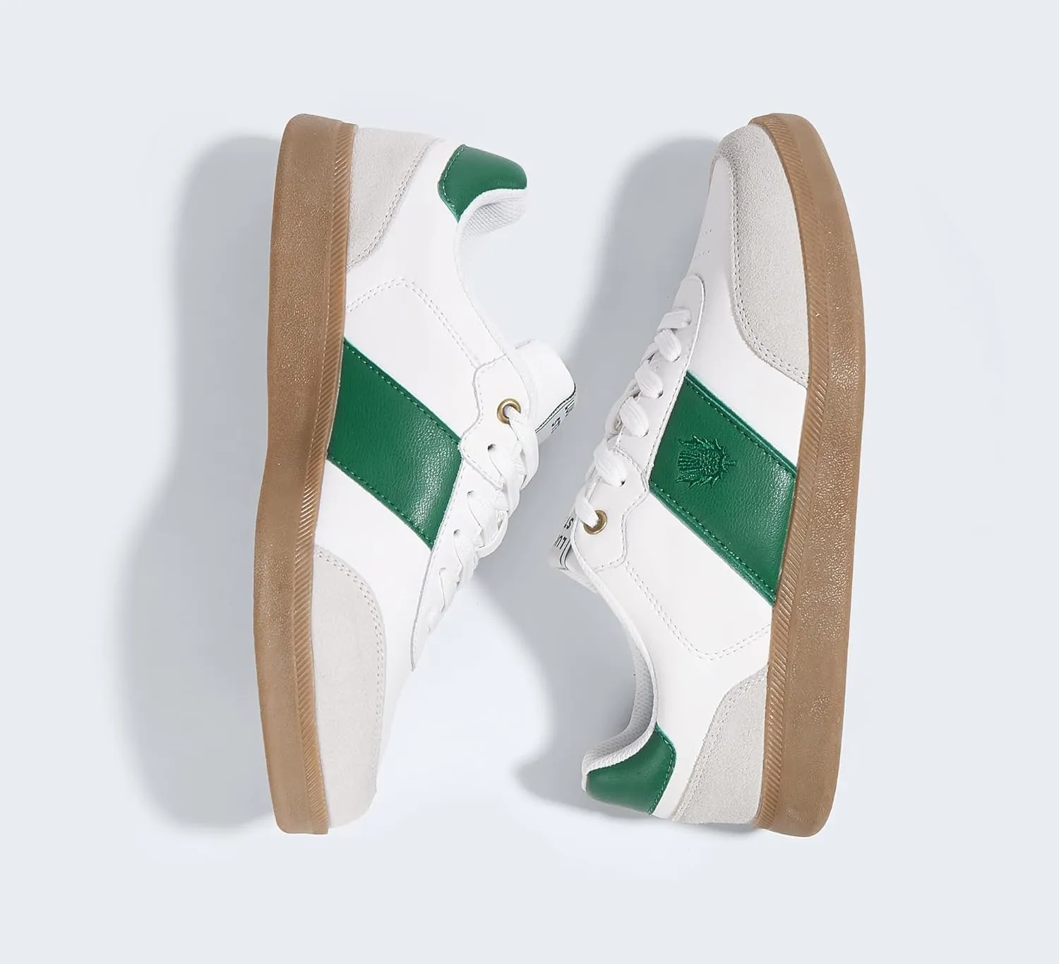 LUCKY STEP Men's Fashion Sneakers Casual Shoes Retro Suede Genuine Leather Skate Tennis Walking Shoes for Male