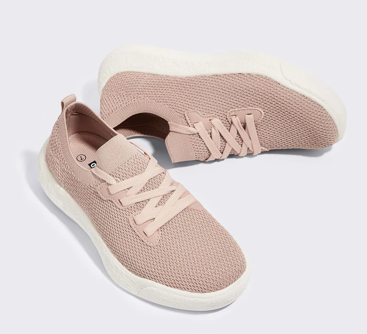 LUCKY STEP Women's Slip on Walking Shoes Casual Mesh-Comfortable Tennis Elastic Sock Breathable Workout Sneakers