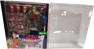 MEDICOM TOY MAFEX Spider-Man(Peter B. Parker) Renewal Ver. Includes Original Sturdy Protective case. Japan Import.