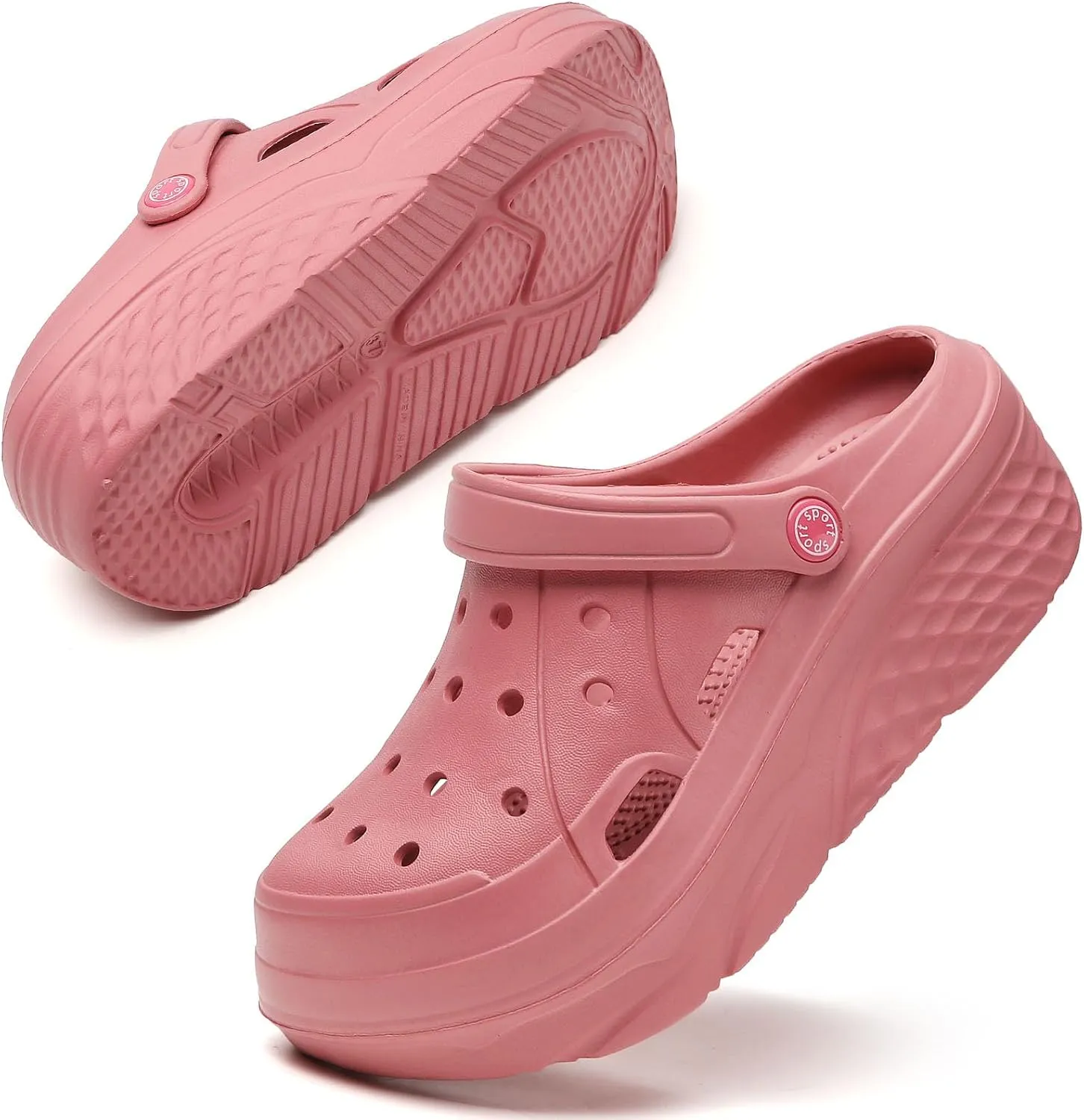 Meidiastra Women's Platform Clogs Slippers Slip On Slide Wedge Sandals for Women